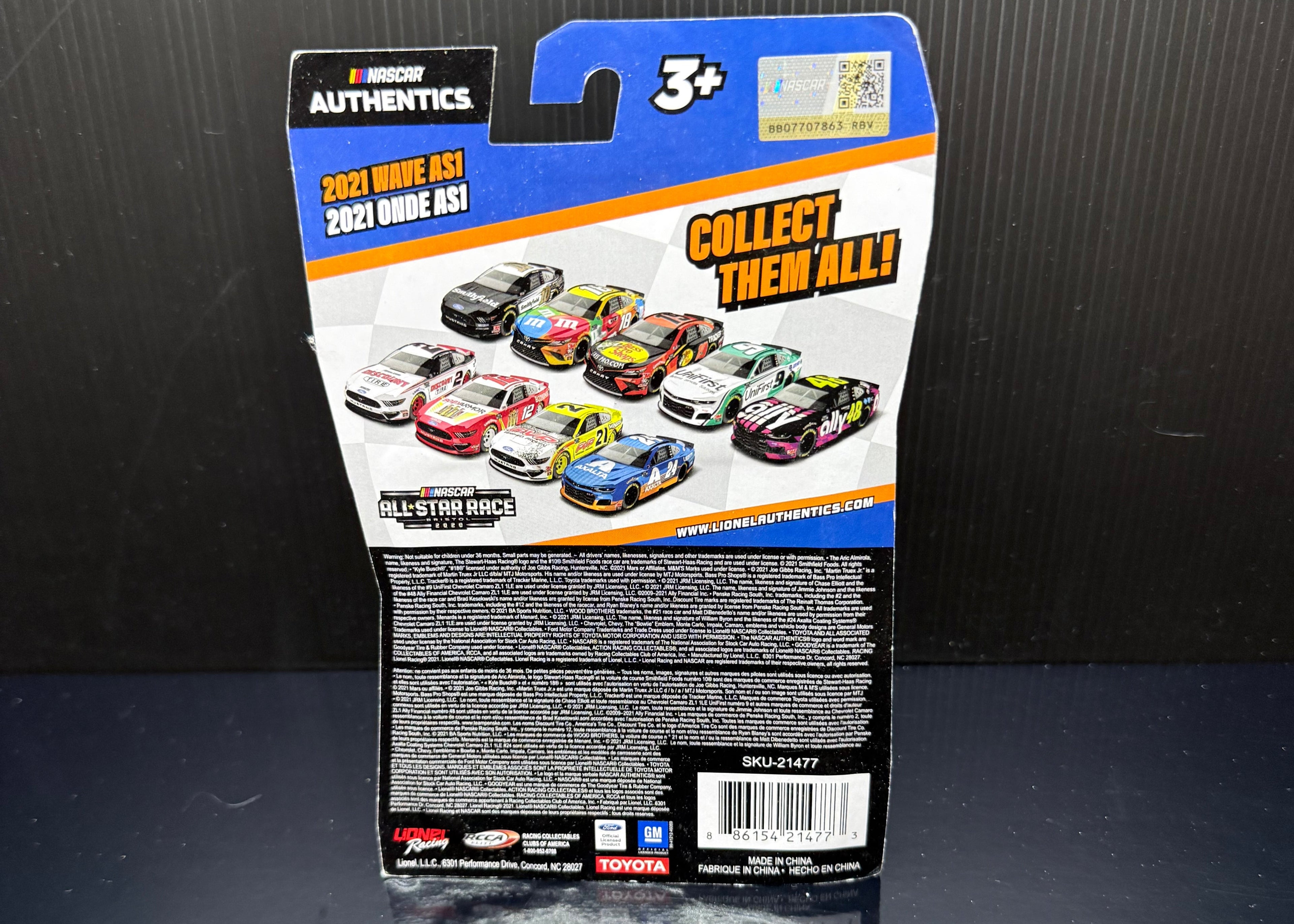 2021 William Byron 1:64 Authentics Wave AS1 Axalta All Star NASCAR Diecast
