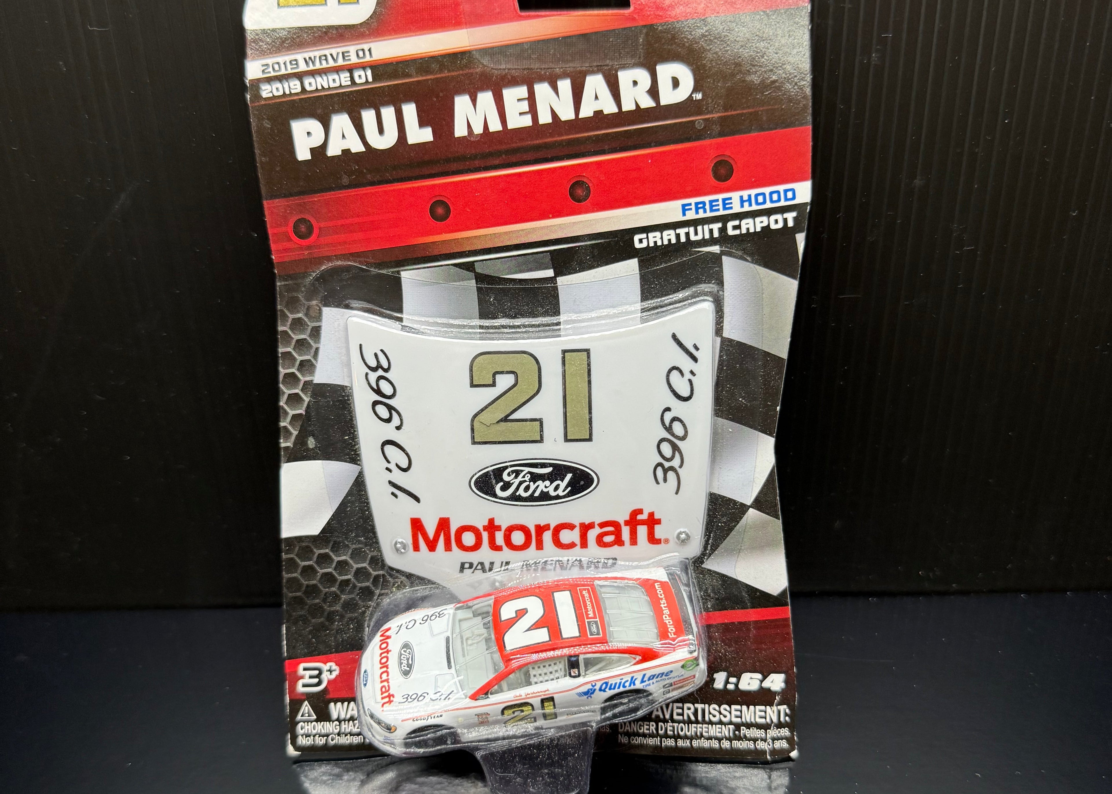 2019 Paul Menard 1:64 Authentics Wave 01 Motorcraft Throwback NASCAR Diecast