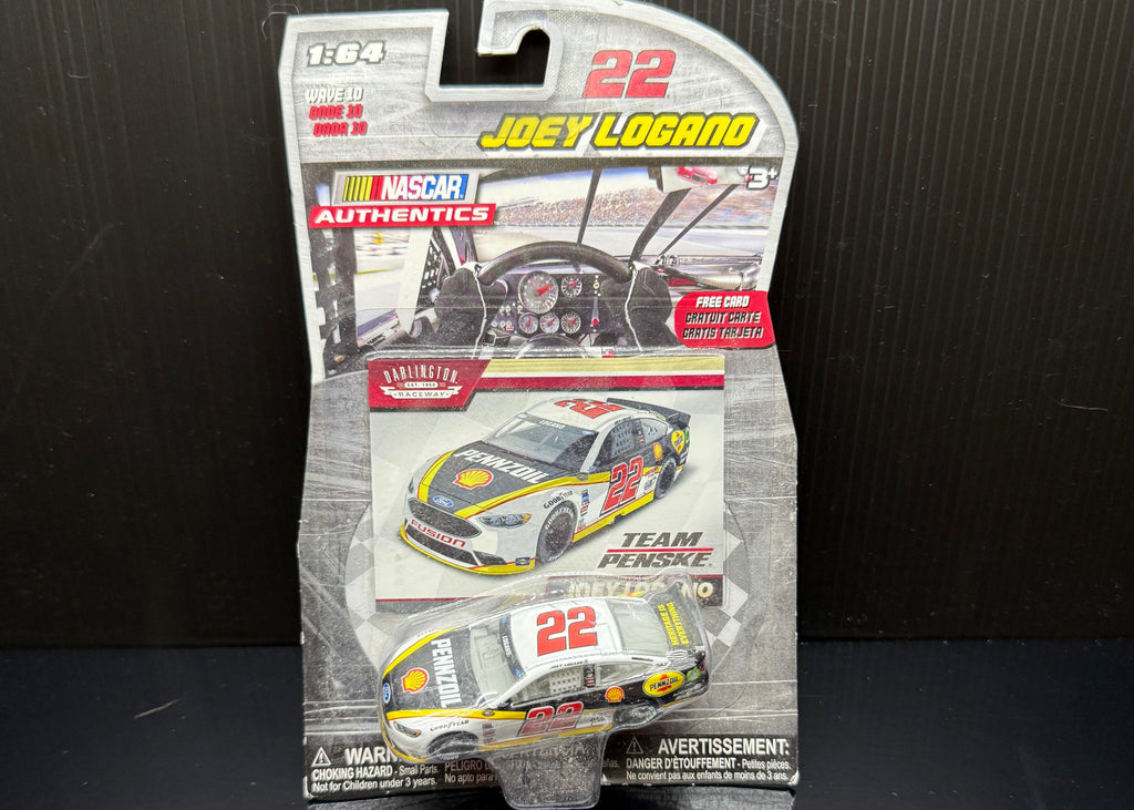 2017 Joey Logano 1:64 Authentics Wave 10 Pennzoil Throwback NASCAR Diecast
