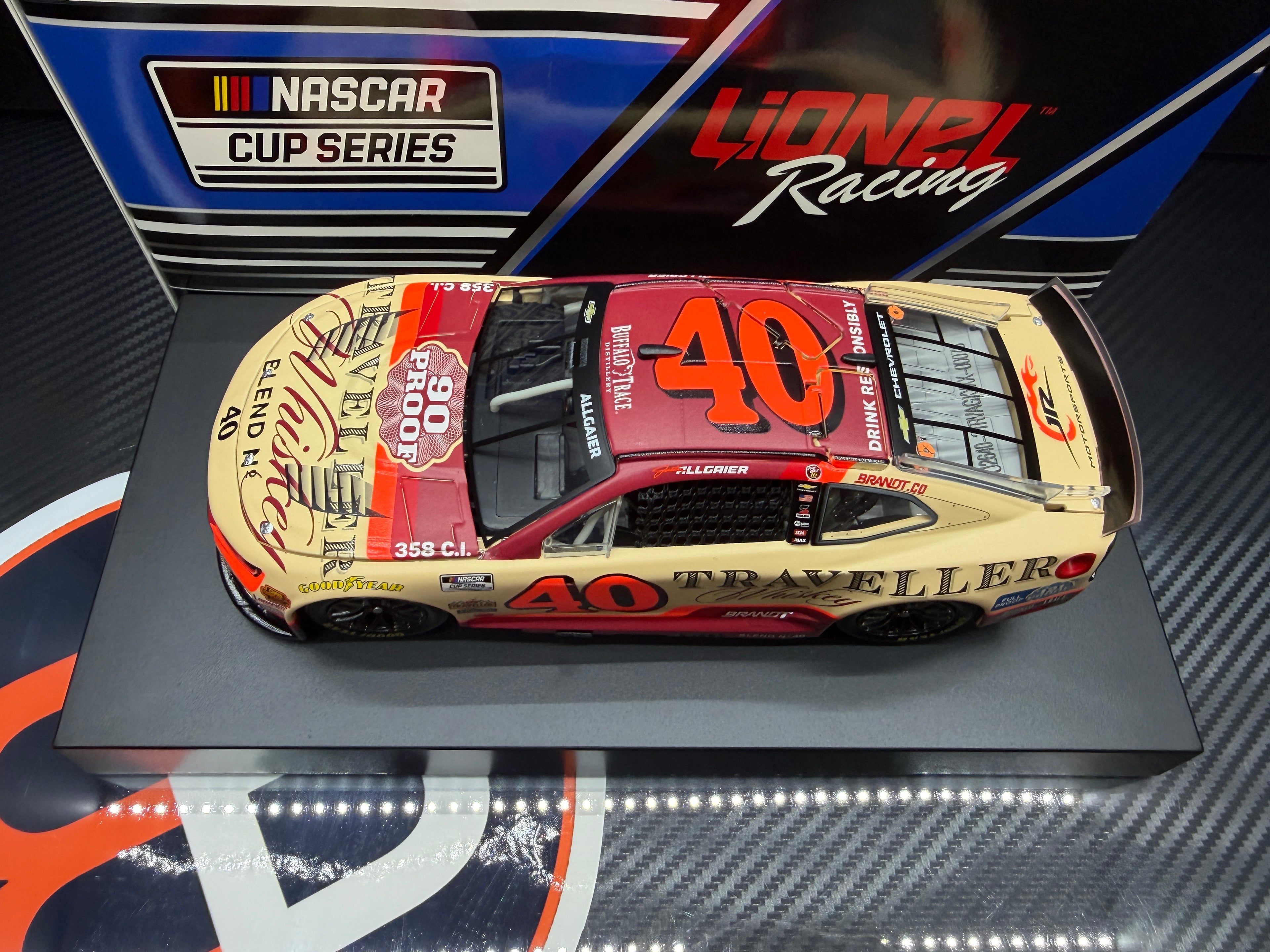 2026 Damaged Box Justin Allgaier 1:24 Traveller Whiskey Diecast