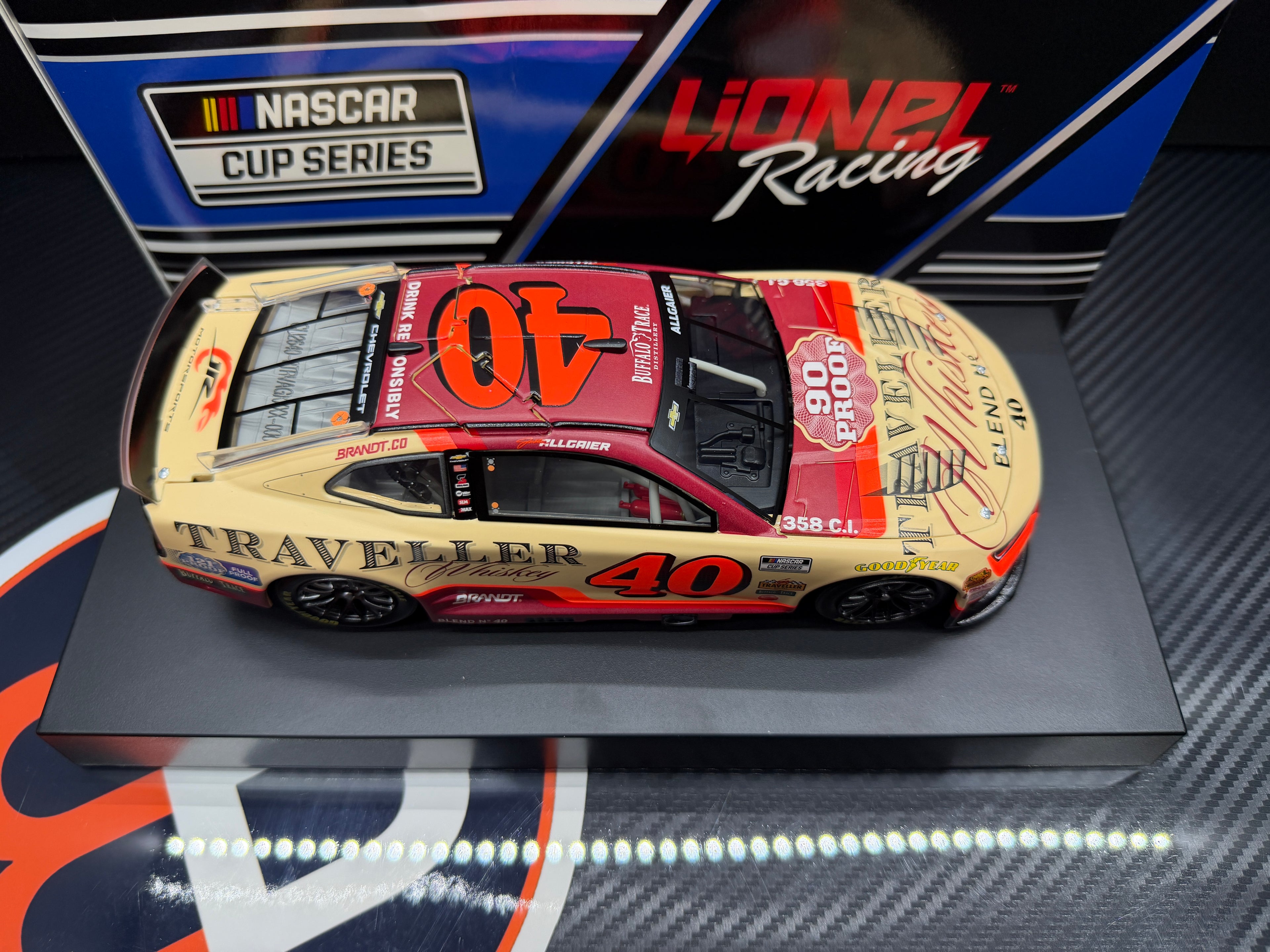 2026 Damaged Box Justin Allgaier 1:24 Traveller Whiskey Diecast