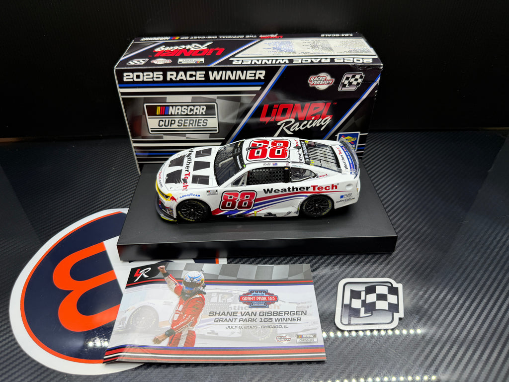 2025 Shane van Gisbergen 1:24 WeatherTech Chicago Street Course Race Win DAMAGED BOX Diecast