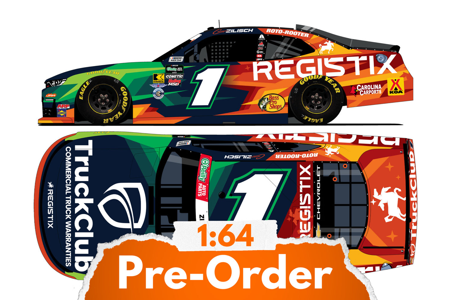 2026 Connor Zilisch 1:64 Registix Truck Club Diecast