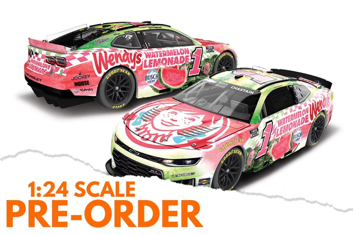 2026 Ross Chastain 1:24 Wendy's Watermelon Lemonade NASCAR Diecast