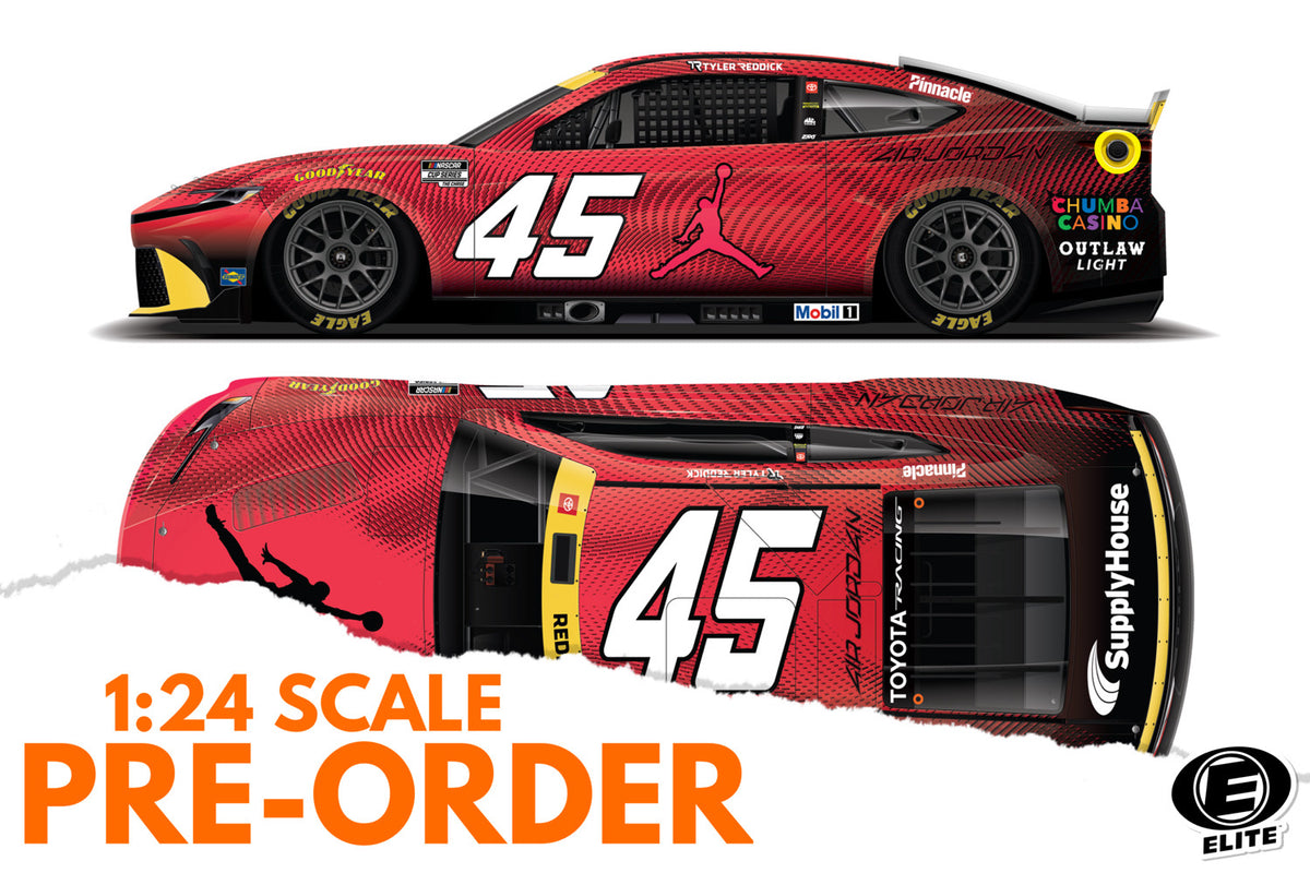 2026 Tyler Reddick 1:24 Jordan Brand Red ELITE Diecast